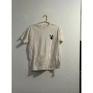 Mens Playboy Short Sleeve T- Shirt Size M spell out